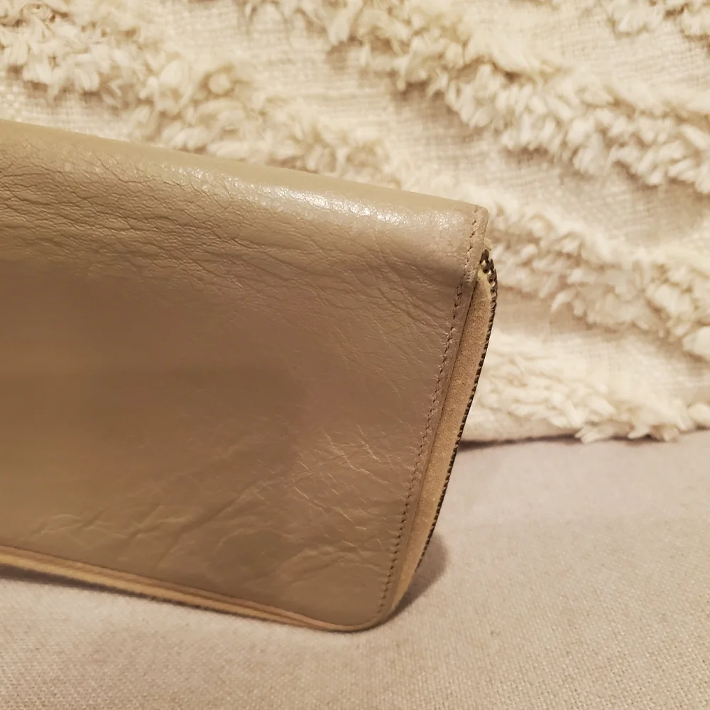Balenciaga Long Tan Leather Wallet - Picture 14 of 15